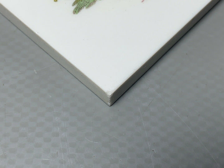MEISSEN FLIESE KACHEL JAGD WILDSCHWEIN WILDMALEREI NACH RIDINGER 10x10cm 1.WAHL