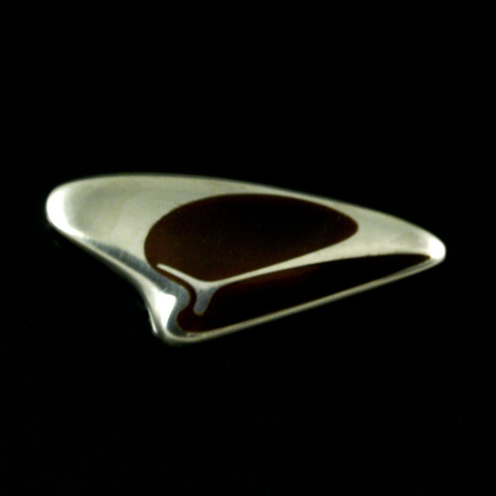 Georg Jensen Sterling Silver Brooch with Enamel #314 - Henning Koppel