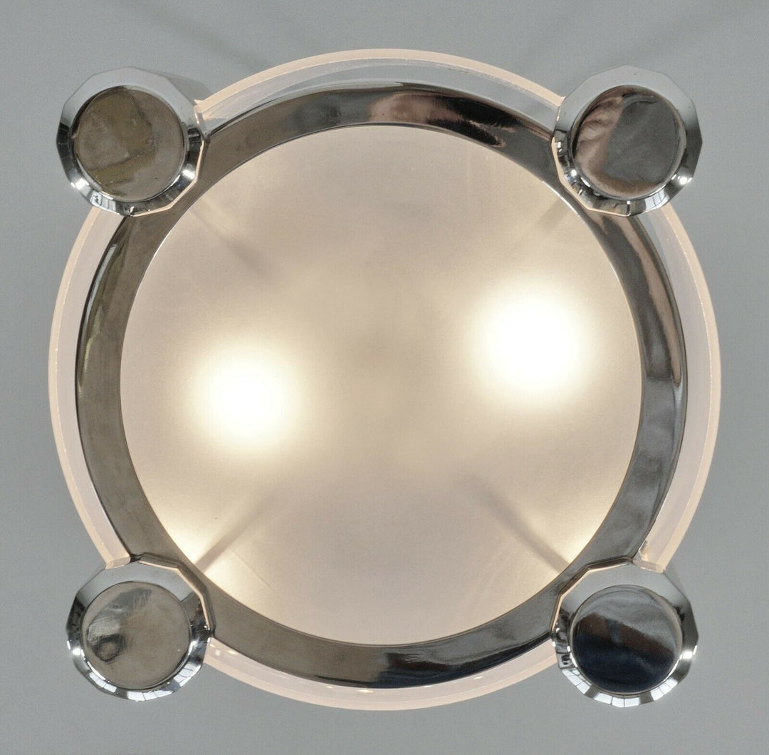 BUIRET-DEBEAURAIN : FRENCH 1930 MODERNIST ART DECO CHANDELIER ...... lamp France