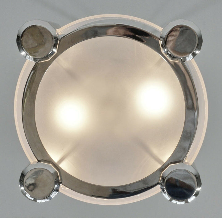 BUIRET-DEBEAURAIN : FRENCH 1930 MODERNIST ART DECO CHANDELIER ...... lamp France