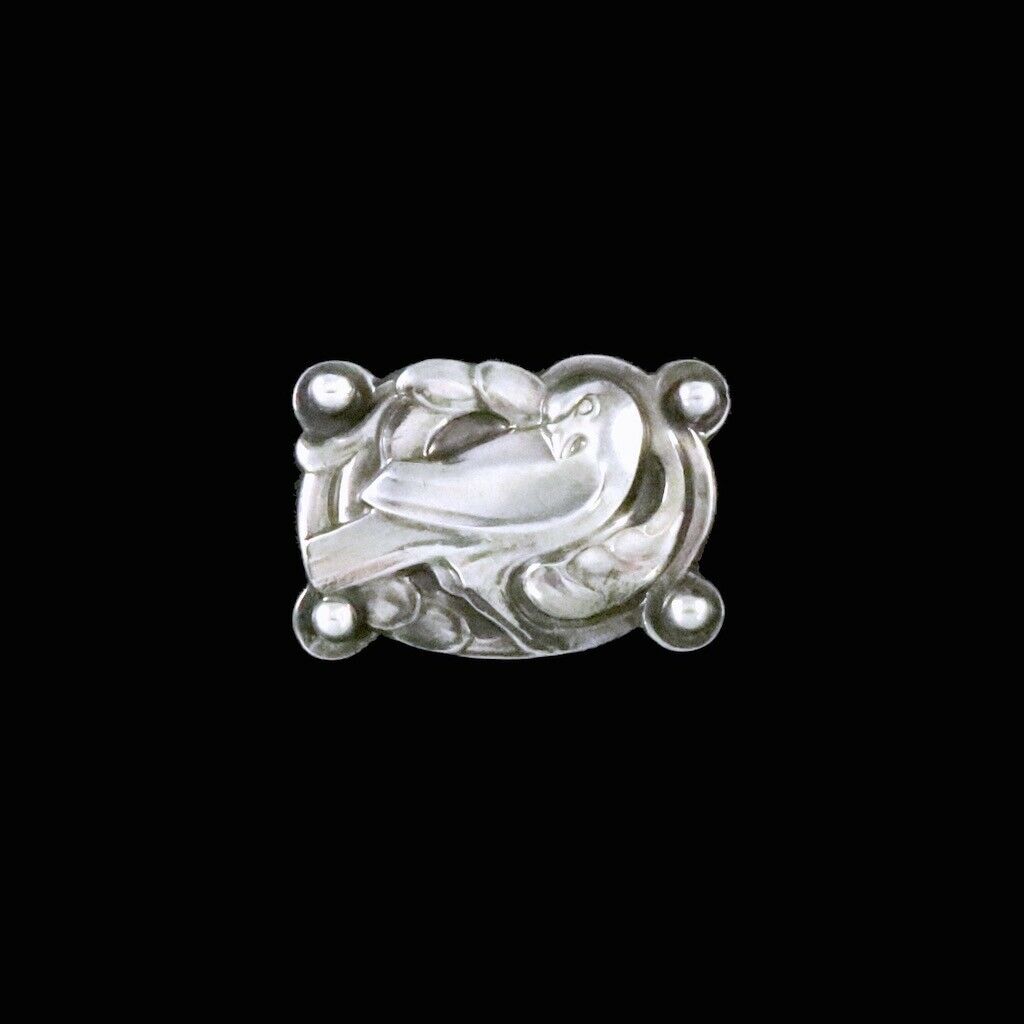 Georg Jensen. 830s Silver Dove Brooch.