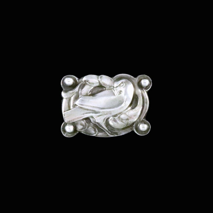 Georg Jensen. 830s Silver Dove Brooch.