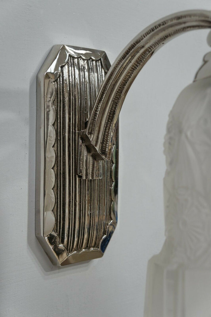 HETTIER & VINCENT : pair of French 1930 art deco wall sconces #1... lamp France
