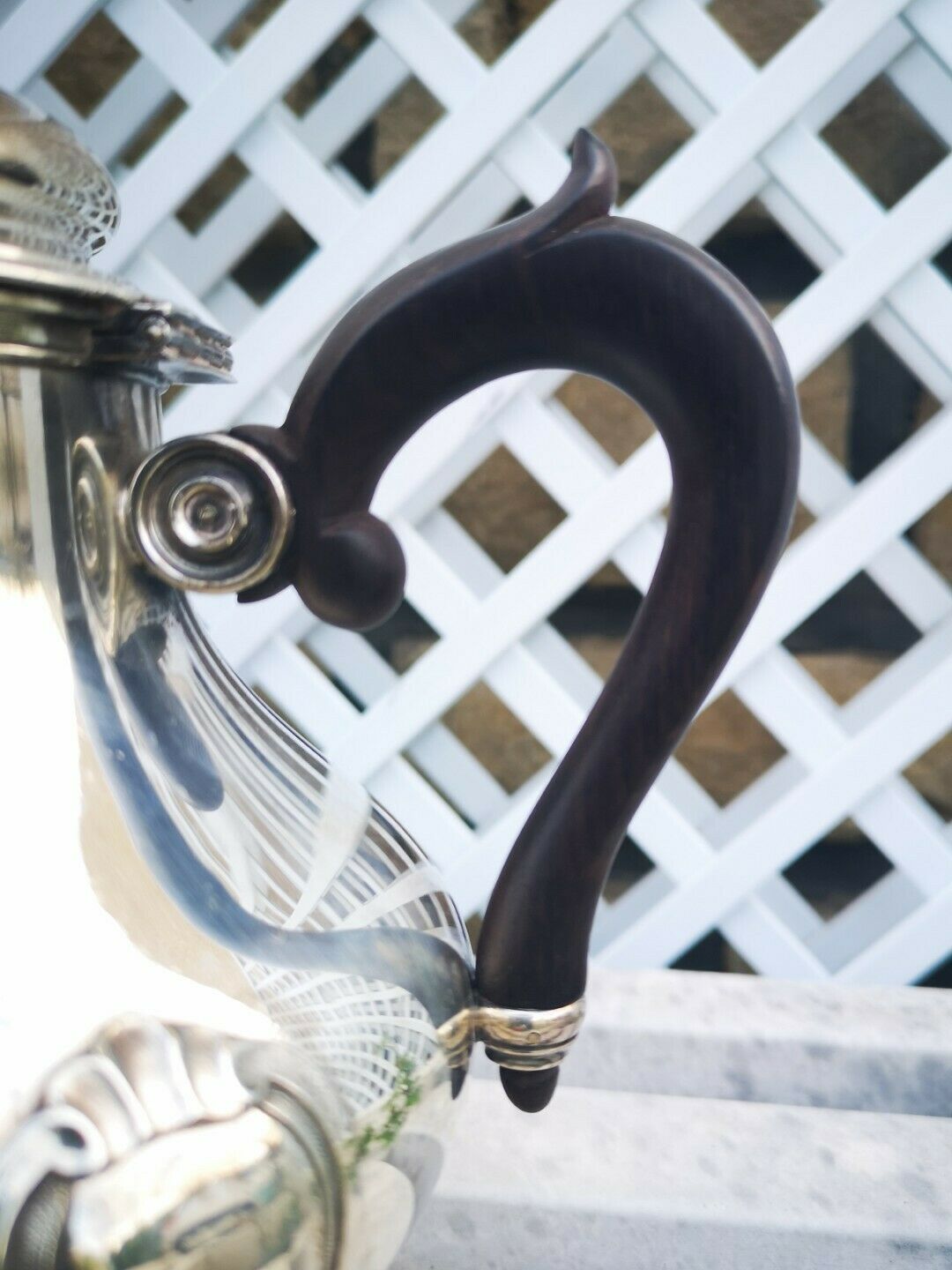 カルディヤック製ティー／コーヒーポット、ティーポット（銀製