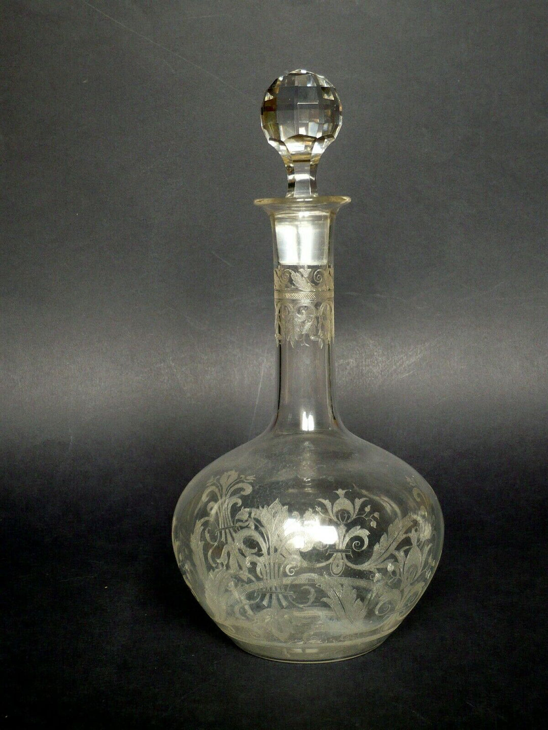 Carafe en cristal de BACCARAT service OSTENDE début XXème siècle