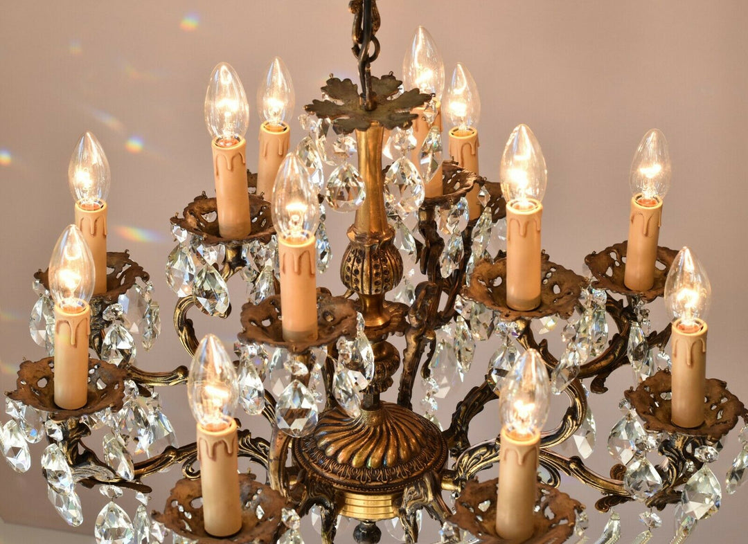 Antique Vintage, Maria Theresa Chandelier, Crystal Lighting Ceiling Lamp Pendant
