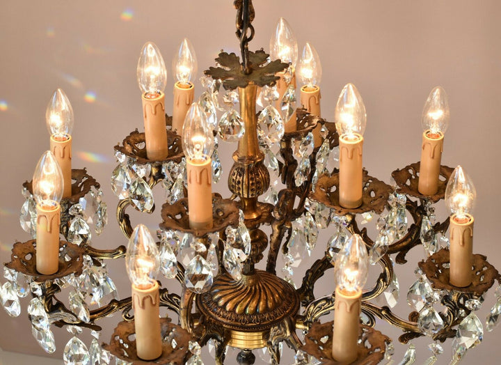 Antique Vintage, Maria Theresa Chandelier, Crystal Lighting Ceiling Lamp Pendant