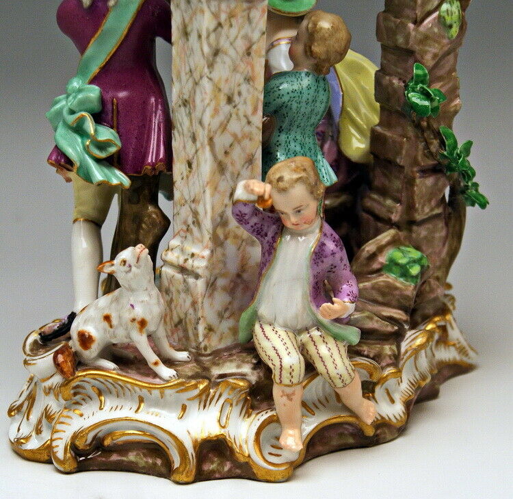MEISSEN マイセン人形「音楽一家」
