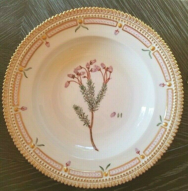 Royal Copenhagen Flora Danica Rim Soup Plate- 8.75" #3546