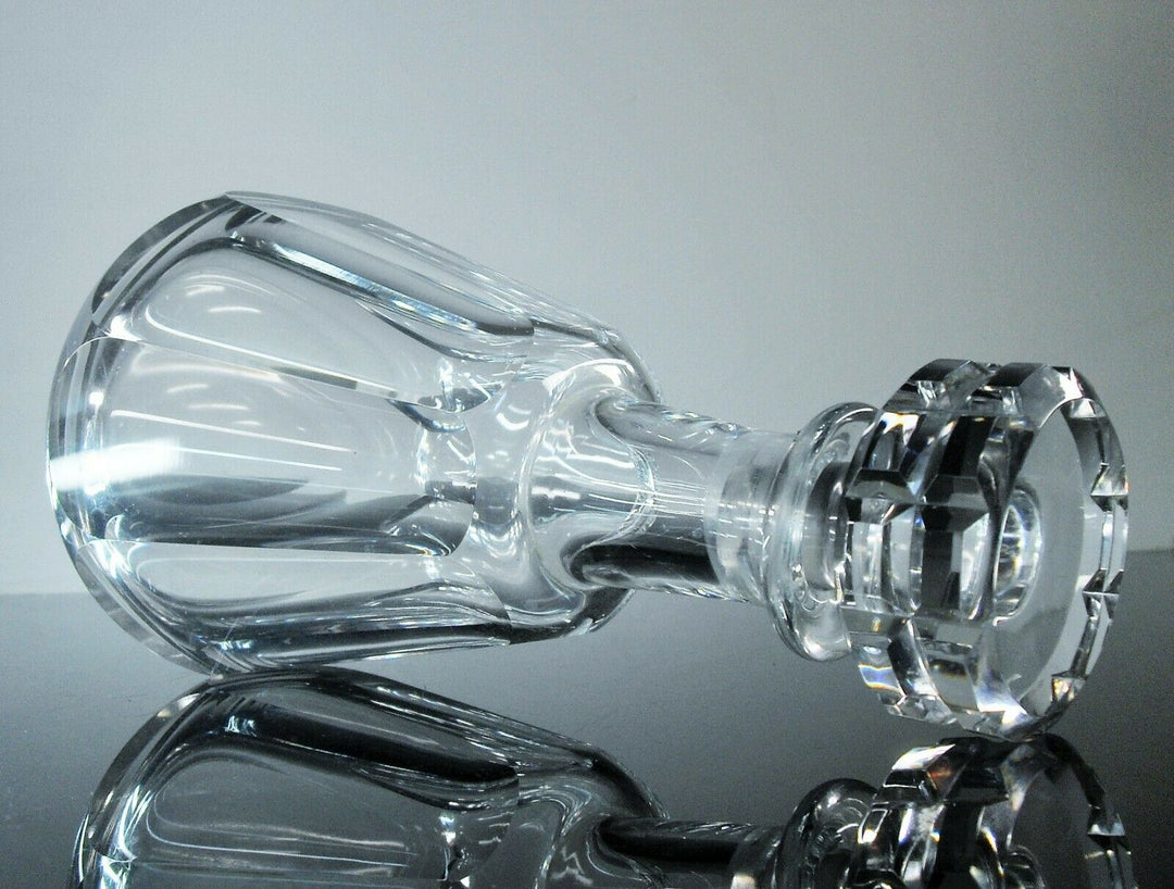 Antique Carafe Whisky Crystal Size Ribs Plates Talleyrand Baccarat Signed