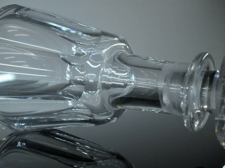 Antique Carafe Whisky Crystal Size Ribs Plates Talleyrand Baccarat Signed