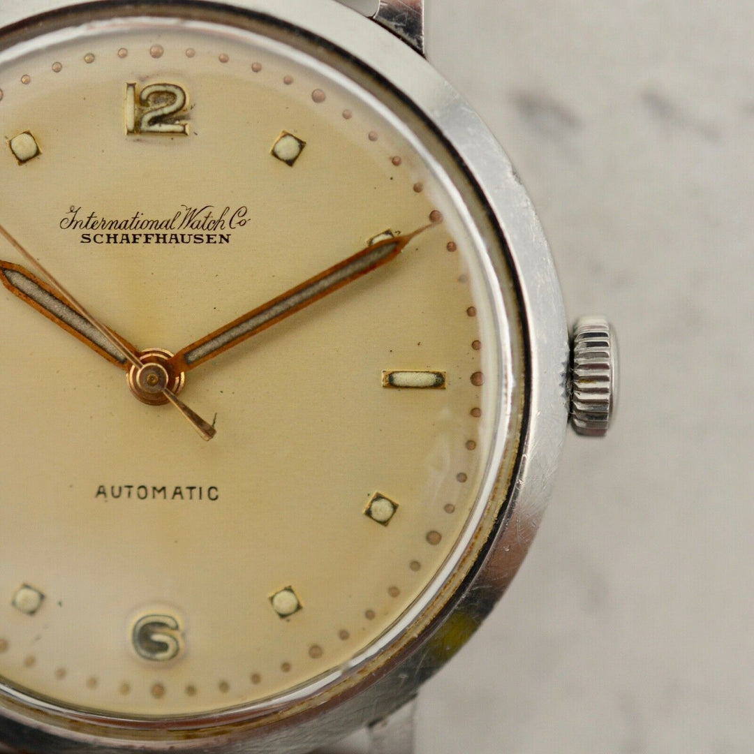 1955年　ヴィンテージ IWCシャフハウゼン　オートマチック　カラトラバ　腕時計 cal.85 スチール製