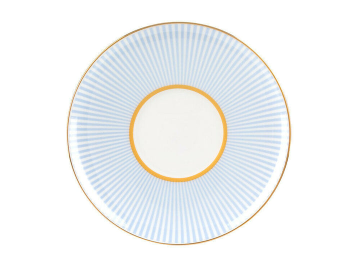 Imperial Porcelain Teacup & Saucer, Geometry #1 Pattern, LOMONOSOV, LFZ
