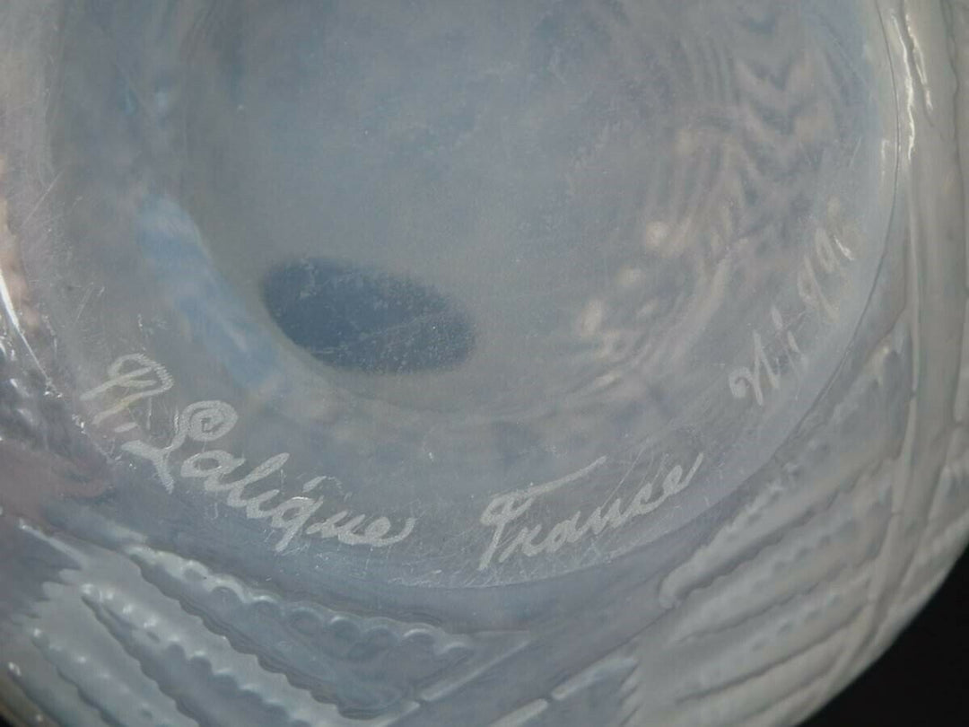 Rene Lalique Opalescent Glass 'Espalion' Vase