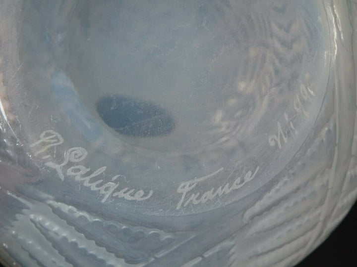 Rene Lalique Opalescent Glass 'Espalion' Vase