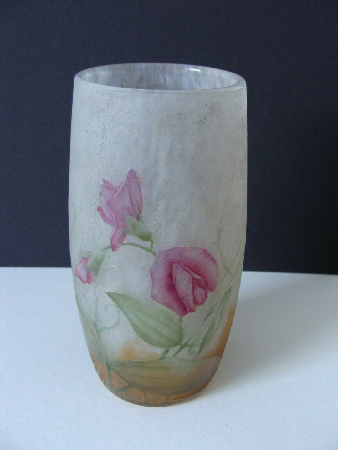 Daum Jugendstil Vase Dekor Wicke