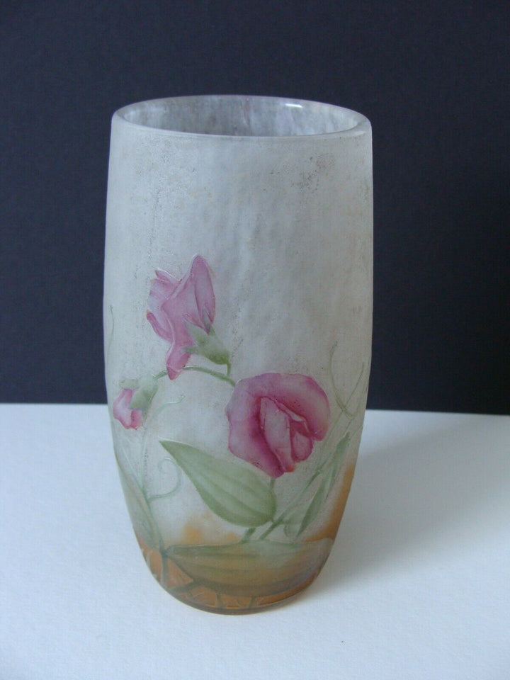 Daum Jugendstil Vase Dekor Wicke