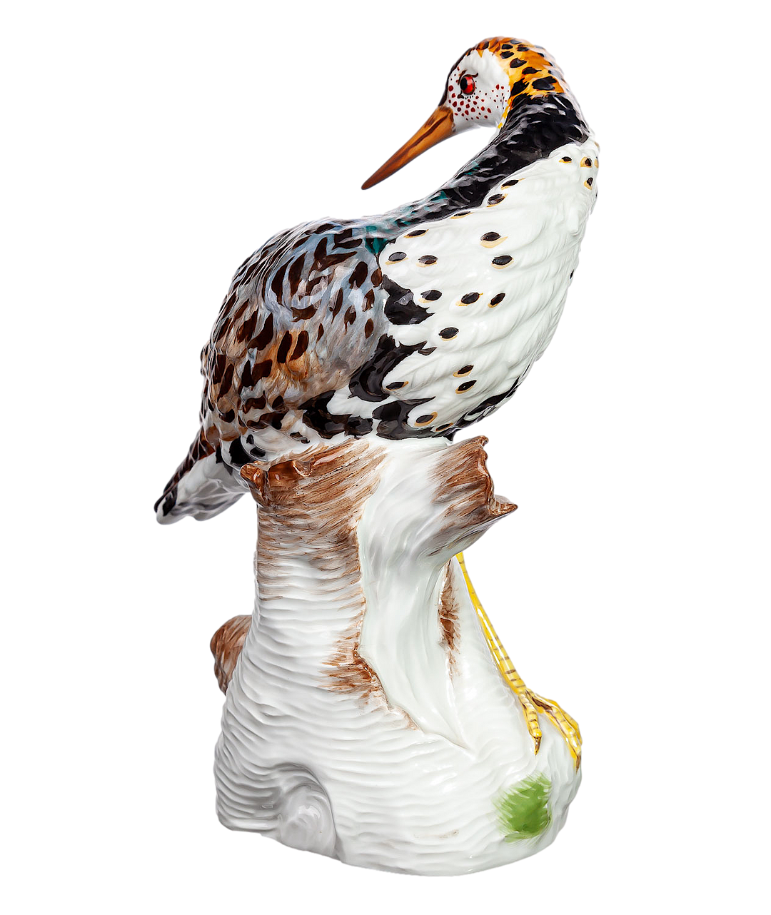 マイセン人形　シギ　動物　一級品モデル　77186　1989年　高さ20.5cm