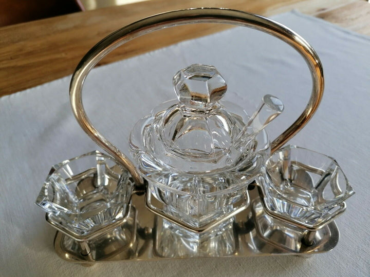 MOUTARDIER CRISTAL BACCARAT ET SERVITEUR