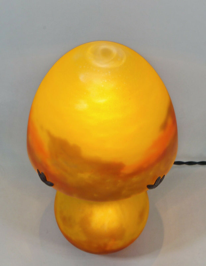 ミューラー兄弟　フランス製アールデコランプ　マッシュルーム型　錬鉄製　1925年　1930年