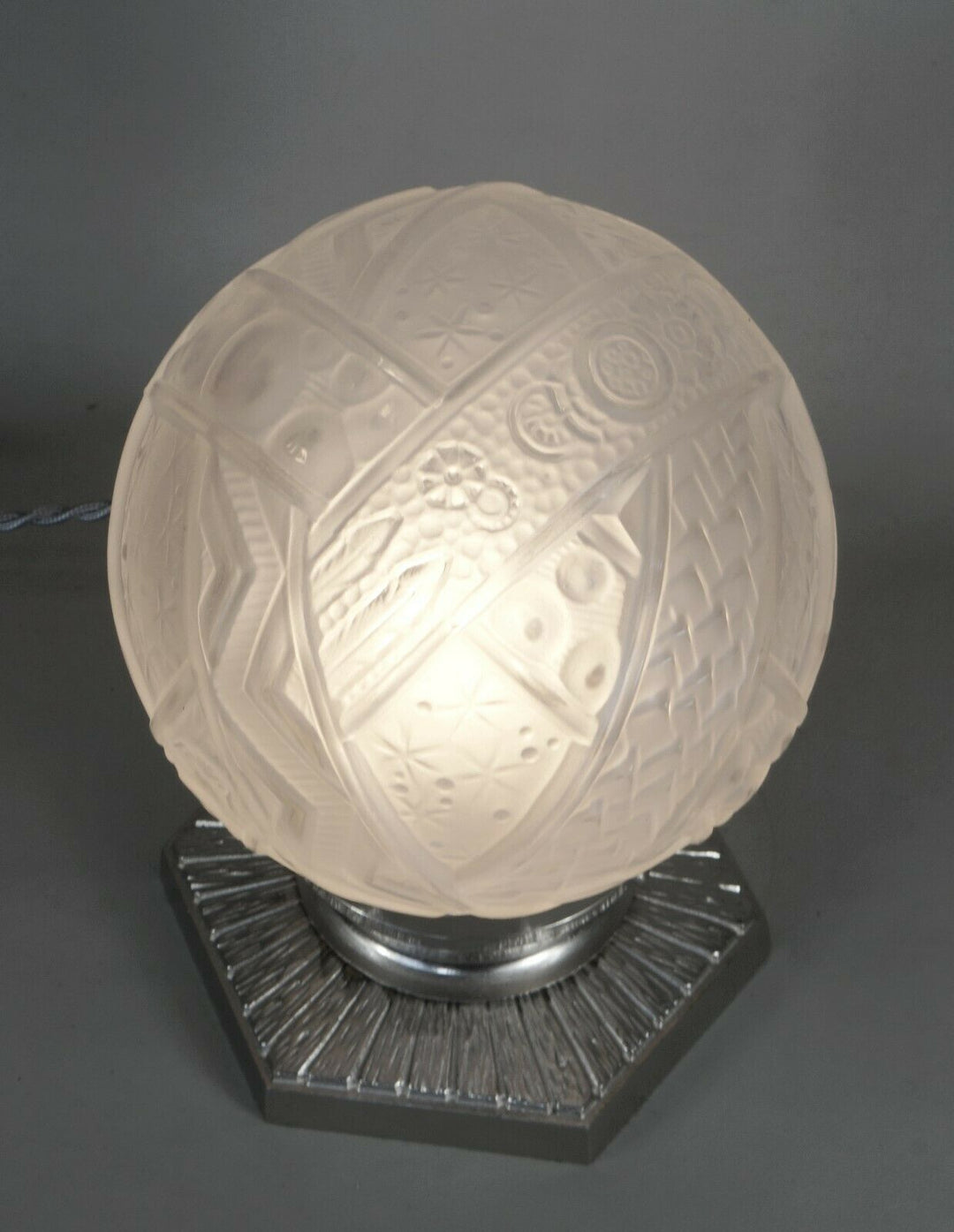 PETITOT & MULLER FRERES French Art Deco lamp 1930 1925