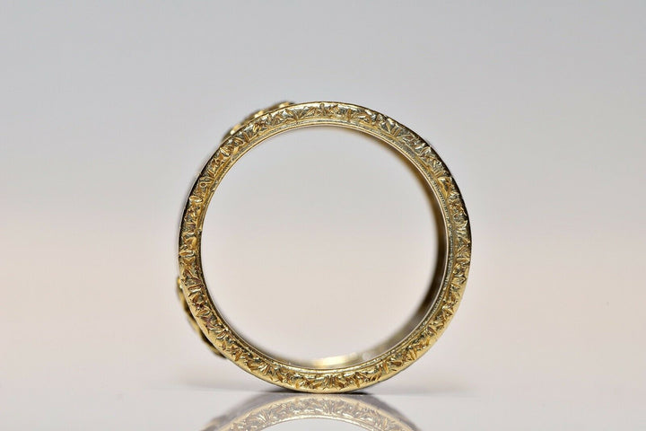 アンティーク アールデコ 18K ナチュラルダイヤモンドのリング