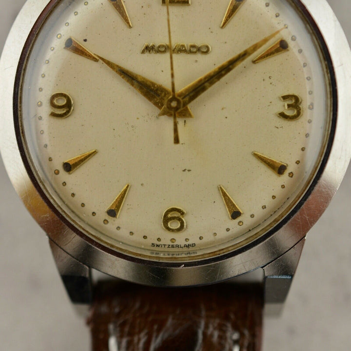1950年　モバード腕時計 ヴィンテージ　カラトラバ　腕時計(参考番号：18629)(cal.261A)ステンレススチール製