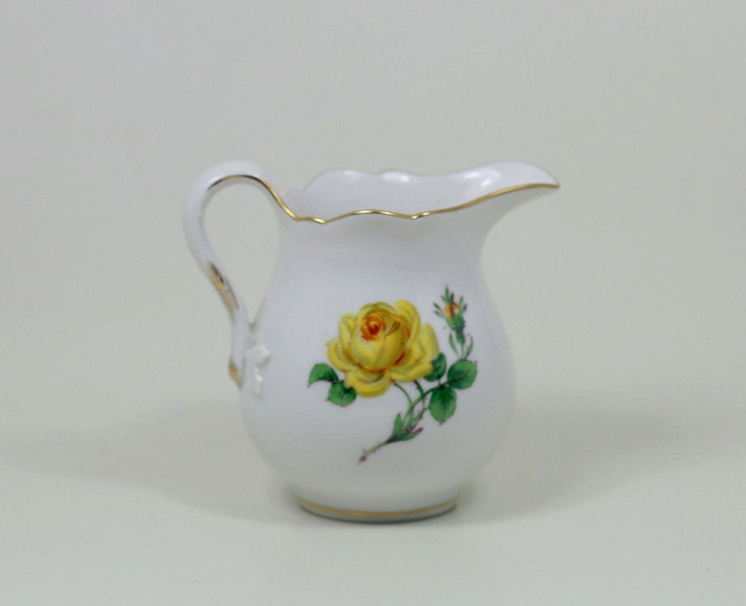 マイセン(Meissen)　モカサービス15点セット　イエローローズ　白磁　2級品