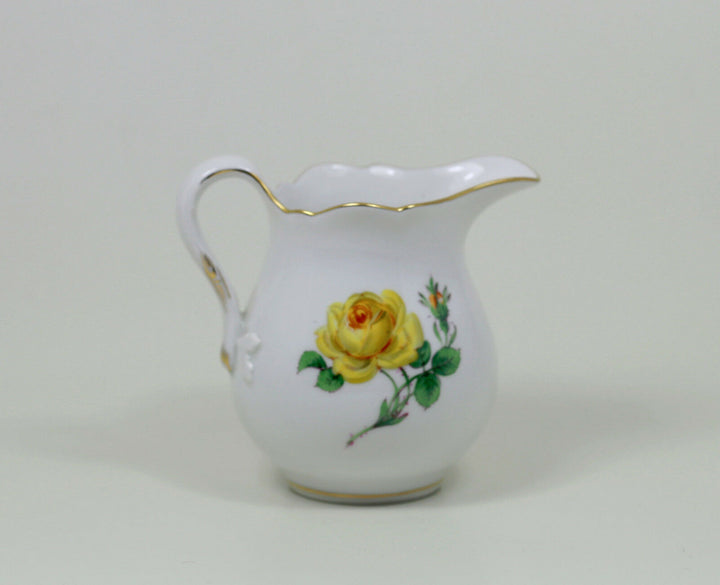 マイセン(Meissen)　モカサービス15点セット　イエローローズ　白磁　2級品