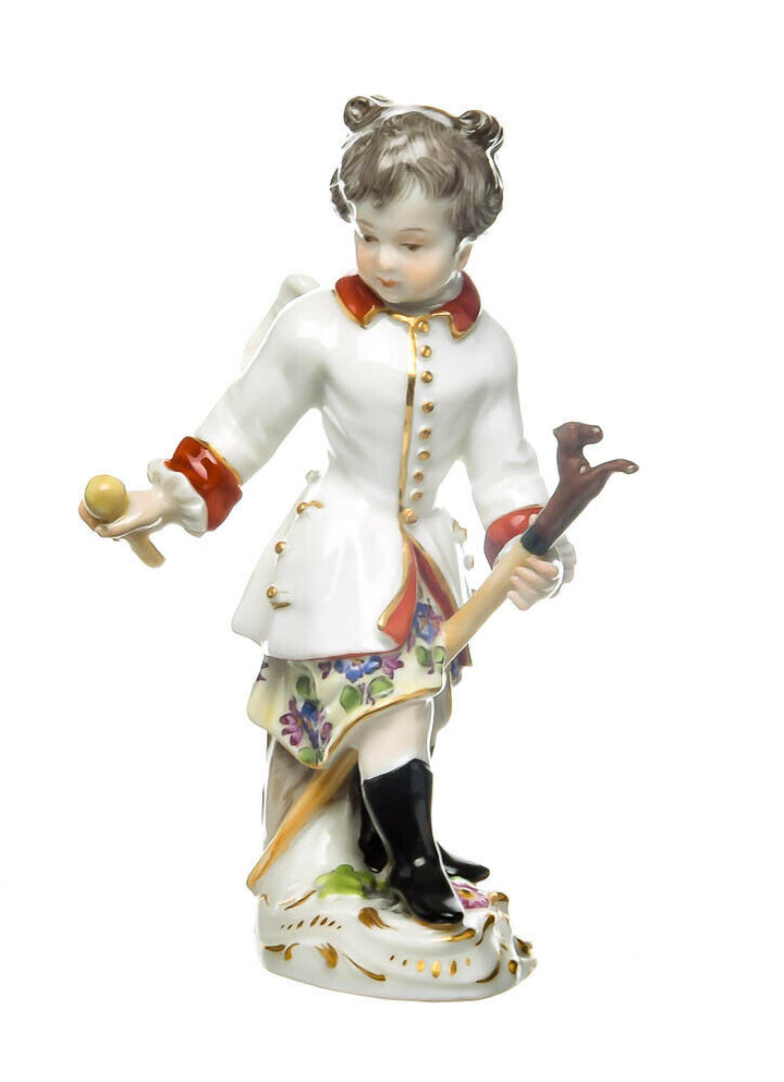 マイセン人形　将校に変装した小さなキュービッド　1850-1924