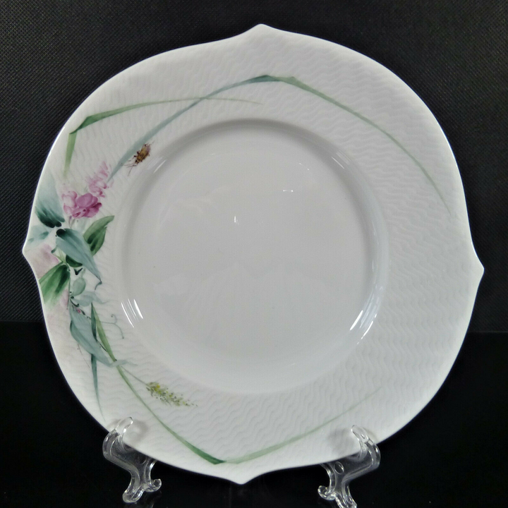 マイセン  Meissen、波の戯れ、浮かし彫り、森の声、モカ、プレート＋カップ＆ソーサーセット