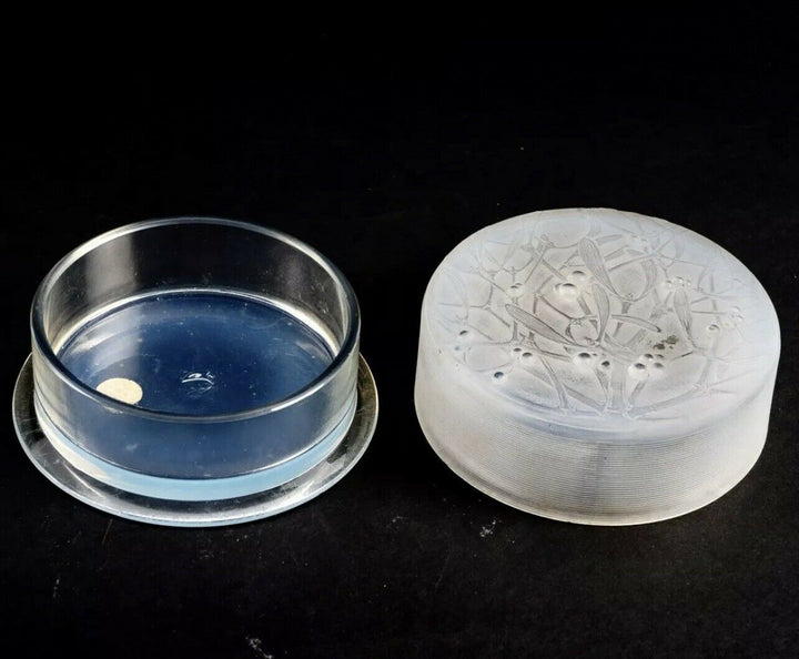 Boite Gui Opalescence René Lalique Opalescent Box Jar R.Lalique Mistletoe