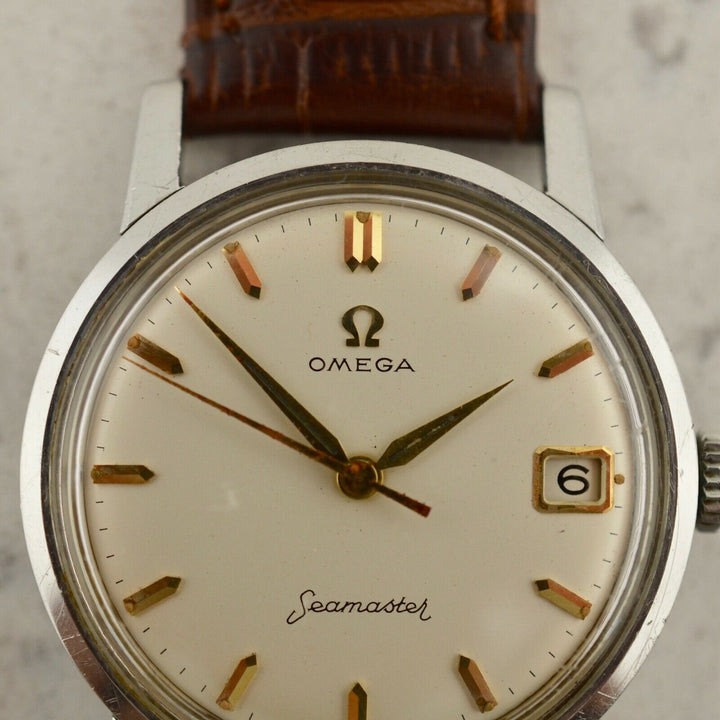 C.1959　ヴィンテージオメガ　機械式(手巻き）　シーマスター　腕時計　CAL.Ω610　型番CK 14384-2 SC　スチール製