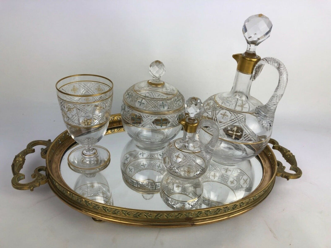 SERVICE A ABSINTHE EN CRISTAL DE BACCARAT