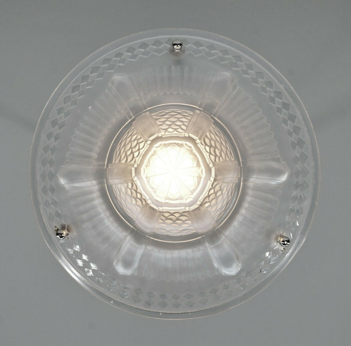 ミューラー兄弟　作：1930フランスアールデコ調シャンデリアランプ