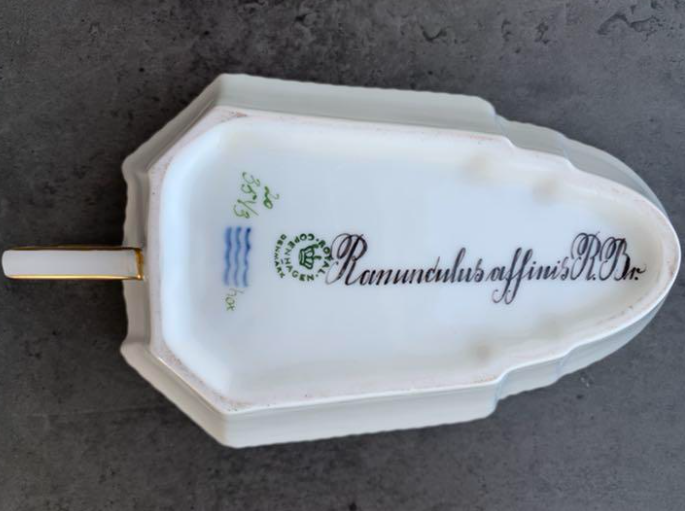 Royal Copenhagen Flora Danica Dish Plate Scoop Veronica Praecox 16cm Used