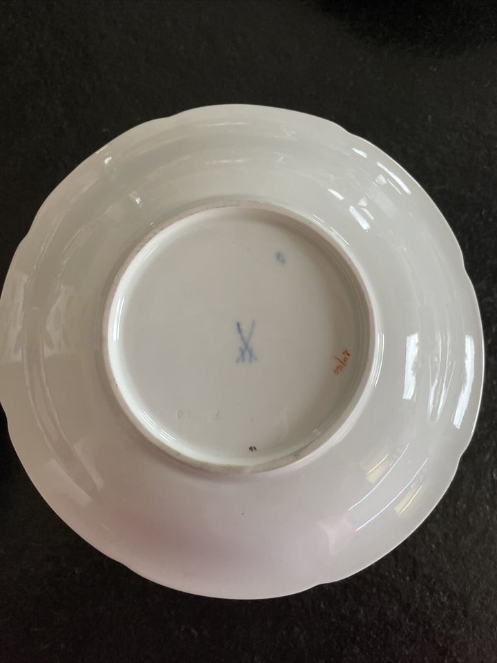 マイセン　モカセット　Bフォーム　2級品