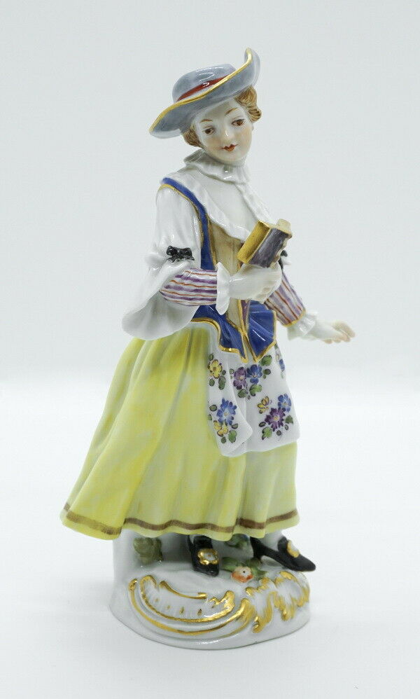 マイセン人形(MEISSEN)　「ギャランオーケストラ」　女性歌手