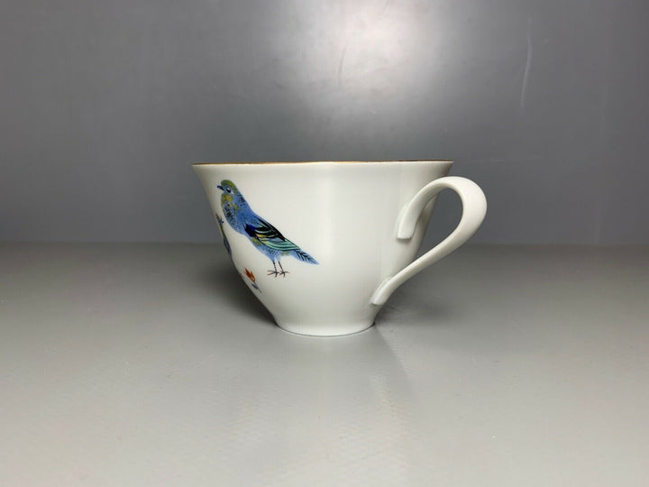 MEISSEN GEDECK 3-TLG TASSE UT TELLER TAUBEN PFAUE VÖGEL HEINZ WERNER 1.WAHL Nr.2