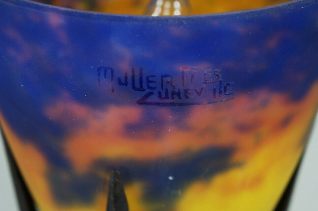 ROBJ & MULLER FRERES : RARE FRENCH 1925 ART DECO LAMP ............. France 1930