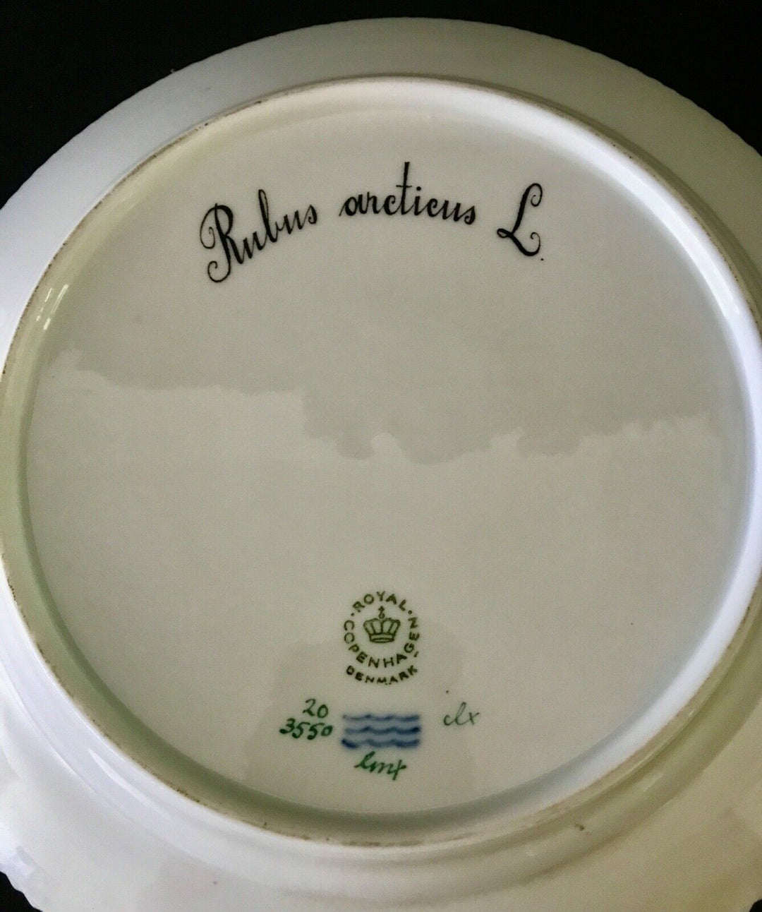Royal Copenhagen FLORA DANICA Porcelain 8 7/8" Luncheon Plate #3550