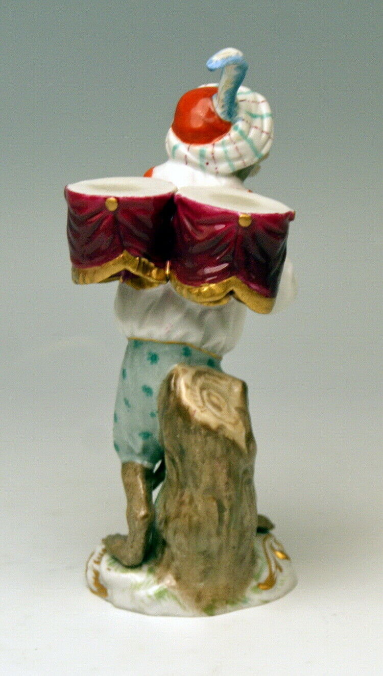 邁森 MEISSEN マイセン FIGUR AFFENKAPELLE MUSIKER MONKEY ORCHESTRA NR: 3 UM 1850