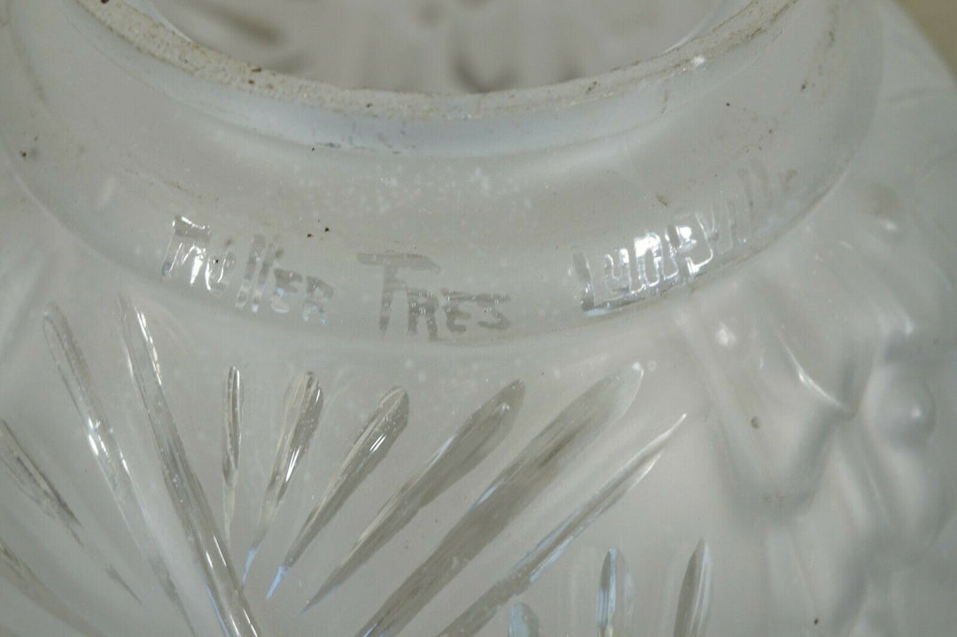 ミューラー兄弟 フレンチ・アールデコ調フラッシュマウント(クジャク)  ペア 1930年