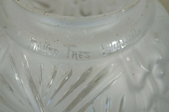 ミューラー兄弟 フレンチ・アールデコ調フラッシュマウント(クジャク)  ペア 1930年