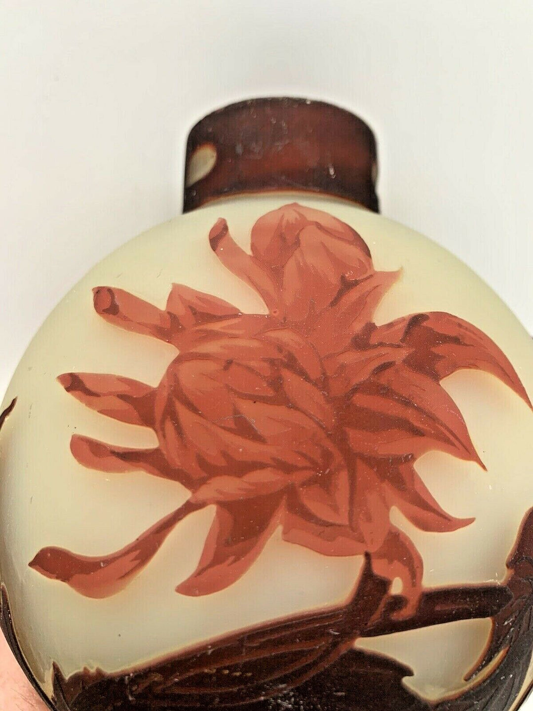 ミューラー兄弟　菊の花のペンダントライト（アンティークランプ）