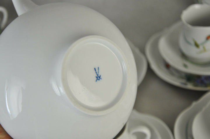 マイセン　ティーサービス　　森の植物　21点セット