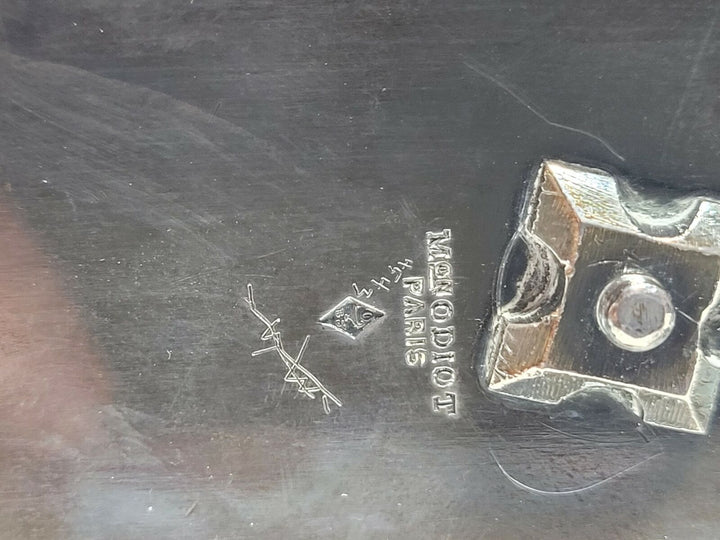 オディオ　パリ　シルバー　マスタードジャー