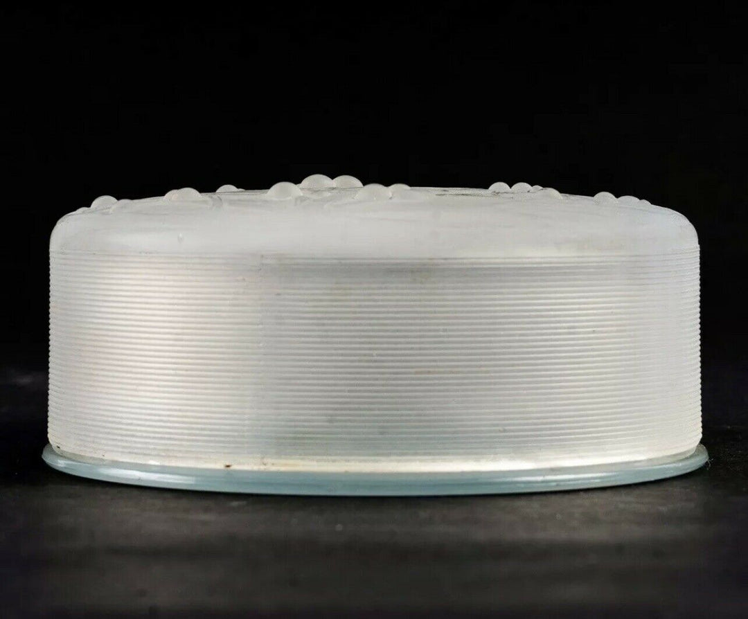 Boite Gui Opalescence René Lalique Opalescent Box Jar R.Lalique Mistletoe