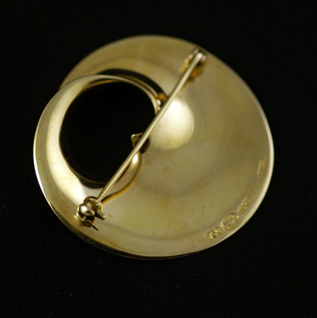 ジョージジェンセン　18Kゴールド　ブローチ　#991　ヒドゥン ハート　ヴィヴィアンナ・トールン