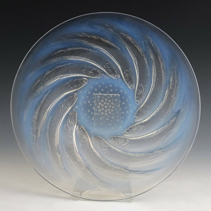 深淵なるオパルセント ラリック本人作品 ポワソン 大鉢24cm 魚群紋様 深淵なるオパルセント ラリック本人作品 ポワソン 大鉢24cm 魚群紋様